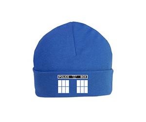 Police Box Baby Beanie Hat (6-12 Months)