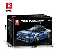 Police Car Building Blocks 313pcs Toy High Quality