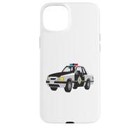 Police Car Patrol Vehicle Law Enforcement Graphic Case for iPhone 15 Plus