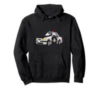 Police Car Patrol Vehicle Law Enforcement Graphic Pullover Hoodie