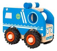 Small Foot 11077 police car made of wood for Children 18 months and older, 100%