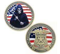 Police Challenge Coin Police Officers St Michael Prayer Coin Law Enforcement Coin (Single Coin)