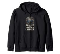 Police Chaplain Pastor Zip Hoodie