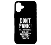 Police Community Support Officer Case for iPhone 16 Plus