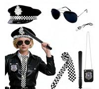 Police Costume Accessories Cop Accessories for Women Men Cosplay