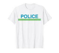 POLICE COSTUME TEE UK BRITISH BLUE & YELLOW T-Shirt