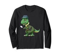 Police Criminal Investigation Department Detective T-Rex Long Sleeve T-Shirt
