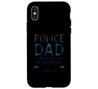 Police Dad Some People Run From Danger Case for iPhone X/XS