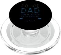 Police Dad Some People Run From Danger PopSockets PopGrip for MagSafe