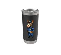 Police Donkey Stainless Steel Insulated Tumbler