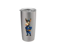 Police Donkey Stainless Steel Insulated Tumbler