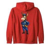 Police Donkey Zip Hoodie