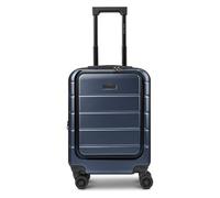 Police Dublin 4 wheels Cabin suitcase S 54 cm Laptop compartment Expandable blue