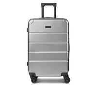 Police Dublin 4 wheels Trolley M 64 cm Expandable silver colored