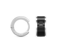 Police Edge & Huggie Earrings