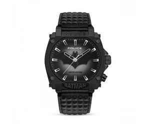Police Gents Forever Batman Black Leather Strap Watch