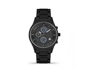 Police Gents Vault Chronograph Black Stainless Steel Watch