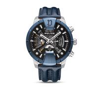 Police Huntley Function Watch, Blue, one Size, Bracelet