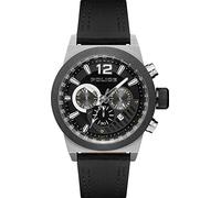 Police Mens Chronograph Quartz Watch with Leather Strap PL.15529JSTB/02