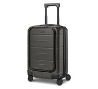 Police London 4 wheels Cabin suitcase 55 cm Laptop compartment Expandable olive