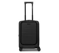 Police London 4 wheels Cabin trolley 55 cm Laptop compartment with expansion pleat black
