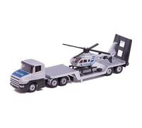 Police Low Loader With Helicopter