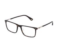 Police Man Police VPLQ68 NEW CROSSROADS 1 722 Optical frames Acetate Havana Squared