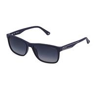 POLICE Man SPLB40N Sunglasses, Opaque Blue, 56