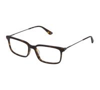 Police Man VPL687 CLINT 4 722 Optical frames Acetate Havana Squared