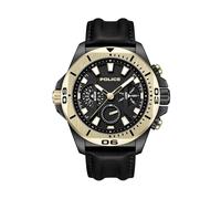 Police Men Analog Quartz Watch with Leather Strap PEWJF0022501