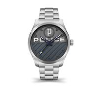 Police PEWJG2121404 Men's Analogue Quartz Watch with Stainless Steel Strap, Silver, One Size, Bracelet
