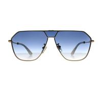 Police Men's Aviator Shiny Pink Gold Blue Gradient SPLL89 Horizon 8 Police Gold One Size
