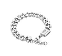 Police Mens Barrier II Polished Stainless Steel Chain Bracelet 19cm