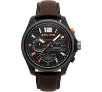 Police Mens Chronograph Quartz Watch with Leather Strap PL.15403JSBU/02