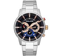 Police Mens Quartz Watch, Multi dial Display and Stainless Steel Strap PL.15523JS/02M