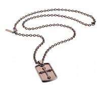 Police Men's S14AJH02P Necklace in Brown Police Brown One Size