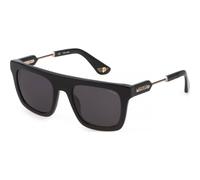 Police Men's SPLF71-53700Y Square/Rectangle Sunglasses in Black Police Black One Size