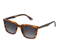 Police Men's SPLL80-520836 Square/Rectangle Sunglasses in Brown Police Brown One Size