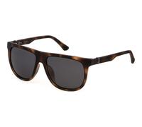 Police Men's SPLN33E-59878P Square/Rectangle Sunglasses in Brown Police Brown One Size