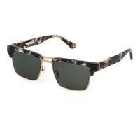Police Men's SPLP25-5507MR Square/Rectangle Sunglasses Police Multicolor One Size