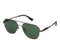 Police Men's SPLP30-590627 Aviator/Navigator Sunglasses in Dark Grey Police Dark Grey One Size