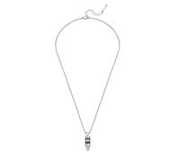 Police Bullet Black Carbon Fibre Stainless Steel Necklace 50cm + 2cm