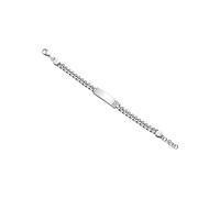 Police Mens Strip II Stainless Steel Chain Adjustable Bracelet: 19.5 cm