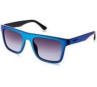 Police Men's Sunglasses, Shiny, Mirrored, Blue, One Size
