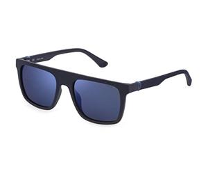 Police Men's Sunglasses SPLF61 Beyond Lite 2, Matt Blue, 55