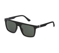 Police Men's Sunglasses SPLF61E Beyond Lite 2, Matt Black, 55