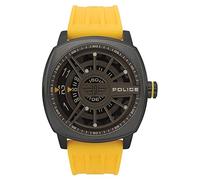 Police Men's Watch R1451290006, Yellow, Bracelet
