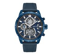 Police Men's Wristwatch Chronograph Blue 44mm Stainless Steel/Silicone Men's Watch Sports Watch Bracelets Watches