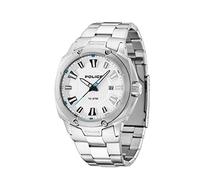 Police Mission Men's Quartz Watch with Silver Dial Analogue Display and Silver Stainless Steel Bracelet 13892JS/04M