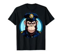 Police Monkey Value Graphic T-Shirt